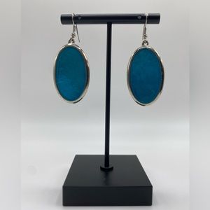 Blue & Silver Earrings